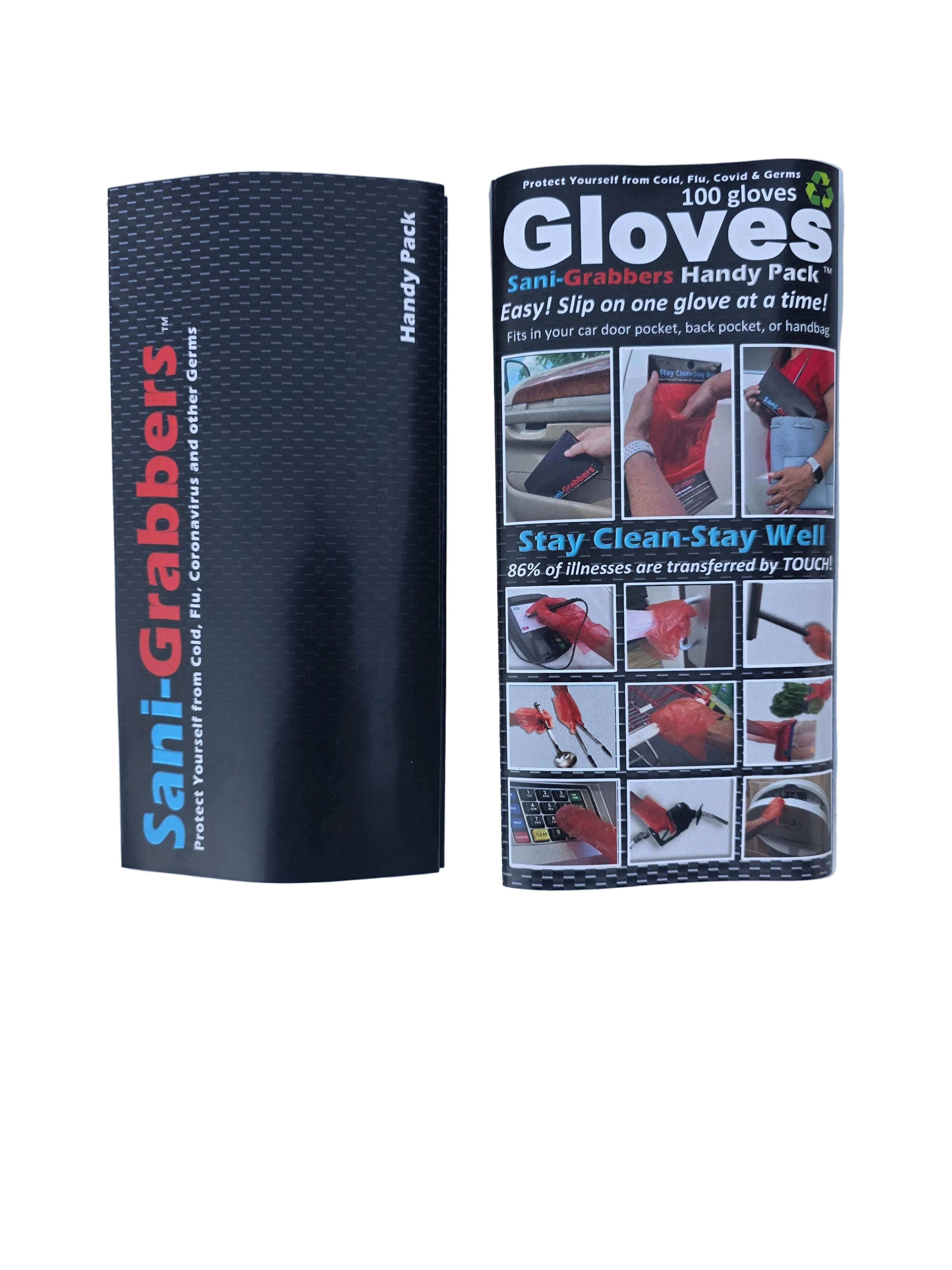 2 Sani-Grabber Handy Packs