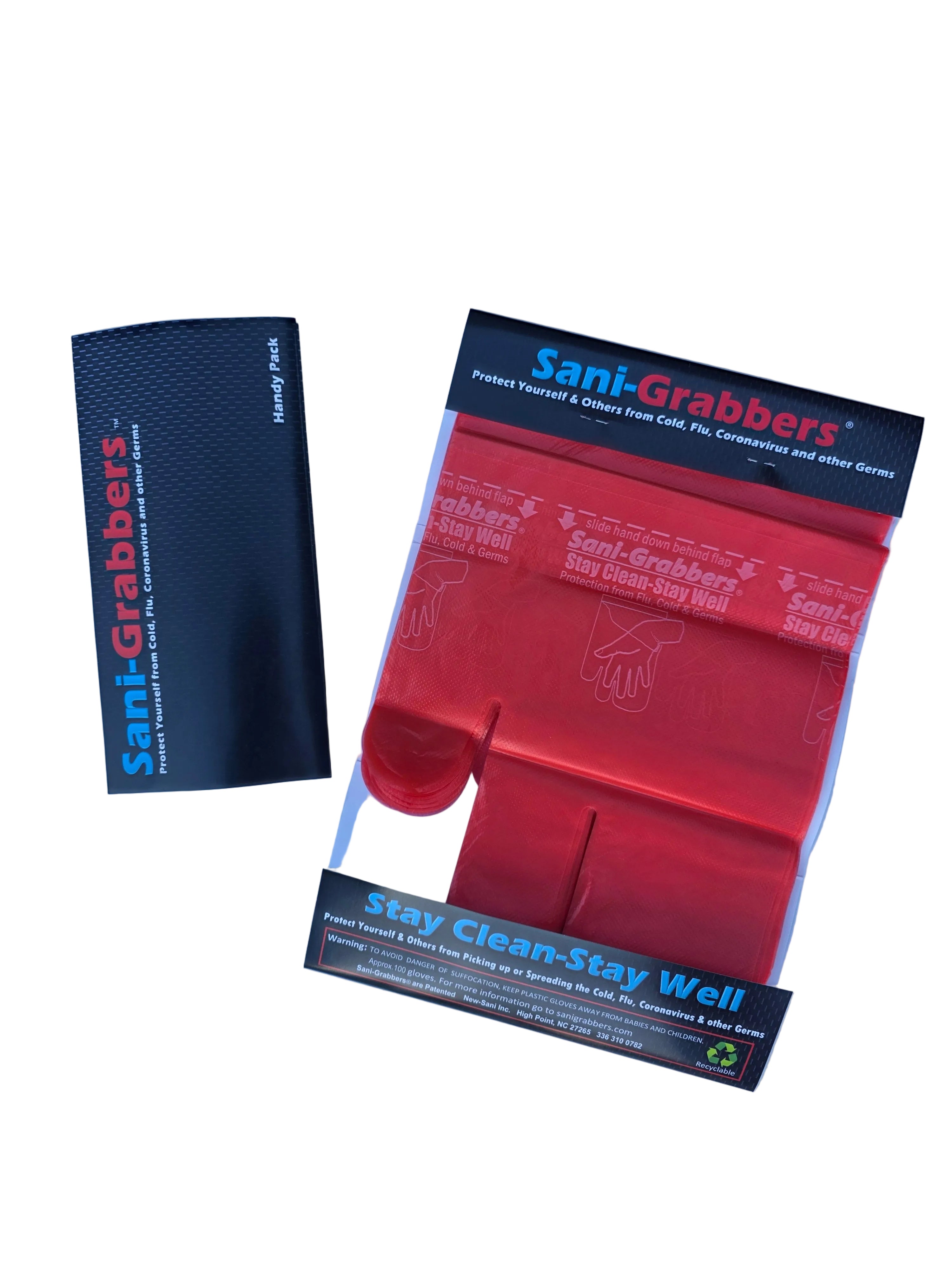 2 Sani-Grabber Handy Packs